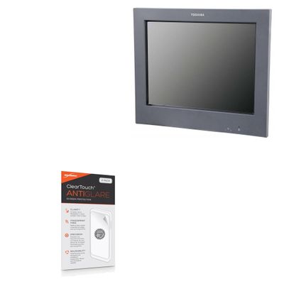 BoxWave Screen Protector Compatible with Toshiba SurePoint Display (12 in) - ClearTouch Anti-Glare (2-Pack), Anti-Fingerprint Matte Film Skin