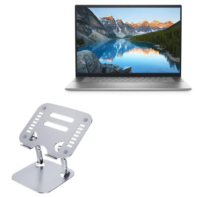 BoxWave Stand and Mount Compatible with Dell Inspiron 16 5620 (16 in) - Executive VersaView Laptop Stand, Ergonomic Adjustable Viewing Angle Metallic Riser - Metallic Silver