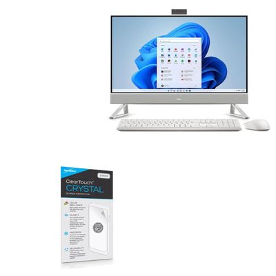 BoxWave Screen Protector Compatible with Dell Inspiron 7710 All in One (27 in) - ClearTouch Crystal (2-Pack), HD Film Skin - Shields from Scratches