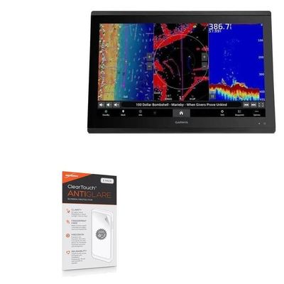 BoxWave Screen Protector Compatible with Garmin GPSMAP 8622 - ClearTouch Anti-Glare (2-Pack), Anti-Fingerprint Matte Film Skin