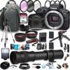 Canon EOS R100 Mirrorless Camera with 18-45mm Lens + 420-800mm Super Telephoto Lens + 100S Sling Backpack + 64GB Memory Cards, Professional Photo Bundle (42pc Bundle) (Renewed) view 1
