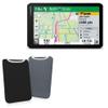 BoxWave Case Compatible with Garmin dezlCam OTR710 (8 in) - SlipSuit, Soft Slim Neoprene Pouch Protective Case Cover - Jet Black/Charcoal Grey (Reversible) view 1