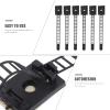 Gatuida 150pcs Self-Adhesive Cable Straps Wire Clips for Home Office Organizer for Charging Cords and Wires Uv view 3