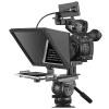ERICAT 11-Inch Little Prompter, Portable Mini Teleprompter with Remote Control, Supports 24mm Shooting Wide Angle and Removable Sun Hood, 70/30 Beam Split Glass and Adjustable Lens Height, for Live view 1