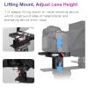 ERICAT 11-Inch Little Prompter, Portable Mini Teleprompter with Remote Control, Supports 24mm Shooting Wide Angle and Removable Sun Hood, 70/30 Beam Split Glass and Adjustable Lens Height, for Live view 2