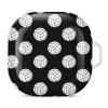 Black and White Volleyball Balls Protective Case Portable Headphone Case Cover Compatible with Galaxy Buds Live/pro/Buds2 view 1