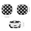 Black and White Volleyball Balls Protective Case Portable Headphone Case Cover Compatible with Galaxy Buds Live/pro/Buds2 view 3