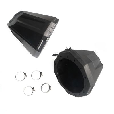 Sportbikefairings 8" Speaker Swivel Cage Pods w/ 1.85" Clamps Compatible for Can Am Maverick X3 Polaris RZR, 8" Roll Cage Roll Bar Tower Speaker Pods Enclosures