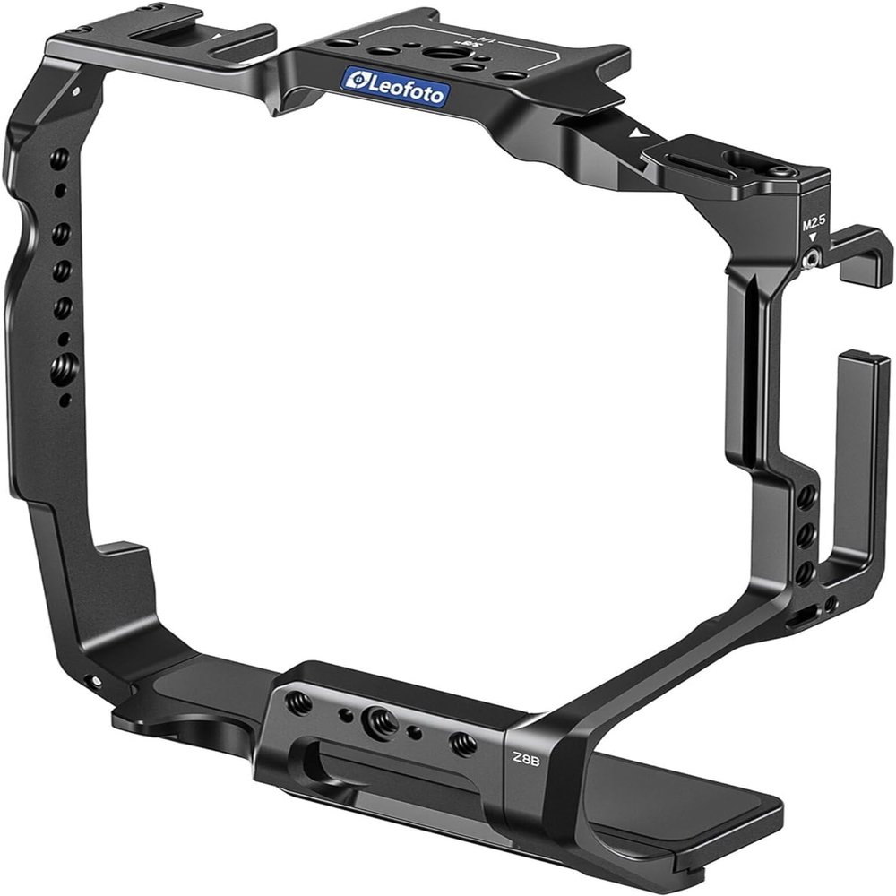 Leofoto Z8 Camera Cage, for Nikon Z8 and Z8 with MB-N12 Battery Grip, ARRI, Cold Shoe, Arca Compatible (Cage for Camera with Battery Grip)