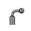 FEICHAO 1/4 Thread to 17.5mm Ball Head Adapter Mount for Base Phone Tablet Connection (Adapter Deep Grey) view 1