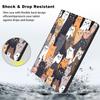 Case for Samsung Galaxy Tab S8 Plus 2022/S7 FE 2021/S7 Plus 2020 12.4 Inch, Lightweight Protective, Multiple Angle, PU Leather Slim Folio Stand Smart Cover with Auto Wake/Sleep, Cat view 3