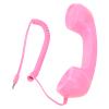 HEEPDD Vintage Retro Cell Phone Handset, Classic Pink 3.5mm Wired Receiver with Built-in Mic Speaker for Smartphones, Computers, Landlines view 1