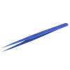 TEMKIN Tweezers Ultra Thin Tweezers Flying Wire Blue Stainless Steel Sharp Hardening Industrial Tweezers Hand Tools for Mobile Phone Maintenance Tweezers view 2