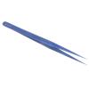 TEMKIN Tweezers Ultra Thin Tweezers Flying Wire Blue Stainless Steel Sharp Hardening Industrial Tweezers Hand Tools for Mobile Phone Maintenance Tweezers view 3