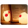 Night Lamp for Kids, Cute Fat Chicken 7 Colors Changing Silicone Bedside Table Lamp Touch Dimmable Night Light with Remote & Timing, USB Charging Night Stand Light Lamp for Bedroom Boys Girls Room view 4