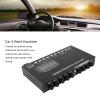 Fydun Car Amplifier Equalizers,Car Audio Graphic Equalizer,Car Audio Equalizer Adjustable 5 Bands Tuning EQ Tuning Crossover Amplifier Graphic Equalizer view 2
