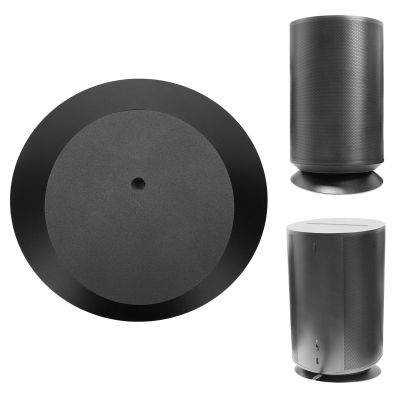 Desktop Speaker Stand, Metal Speaker Riser for Speaker, Tilted Desk Speaker Stand, with Screw and Wrench, Stable Support (Black)