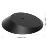 Desktop Speaker Stand, Metal Speaker Riser for Speaker, Tilted Desk Speaker Stand, with Screw and Wrench, Stable Support (Black) view 4