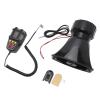 Siren Horn Volume Control 7 Sounds Simple Operation Car Alarm Horn with Handheld Microphone for 12V Truck Truck Boat Car view 1