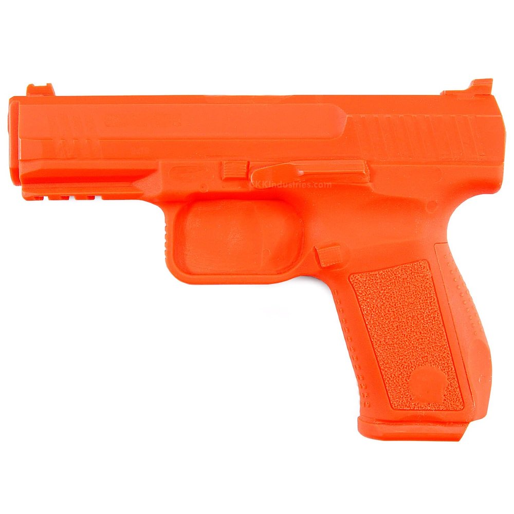 American Safety Props - Non-Functional Solid Polymer Holster Molding Gun Prop - (Natural) - Blaze Orange - U.S.A. Made - Compatible with Canik TP9 SF Elite