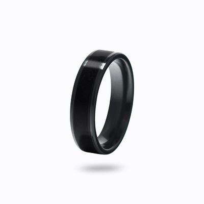 CNICK Tesla Smart Ring Accessories: Ceramic Ring for Model 3/Y/X/S and Cybertruck to Replace Key Card Key fob. (7, Black)