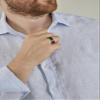 CNICK Tesla Smart Ring Accessories: Ceramic Ring for Model 3/Y/X/S and Cybertruck to Replace Key Card Key fob. (7, Black) view 2