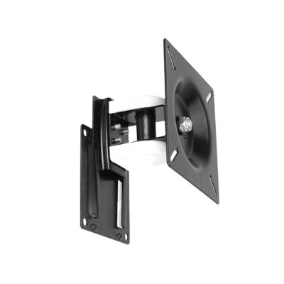 TV Wall Bracket TV Bracket Universal TV Stand Mount Swivel Stand Monitor Telescopic Free Rotation Left and Right Fits 12-26 Inches (Black)