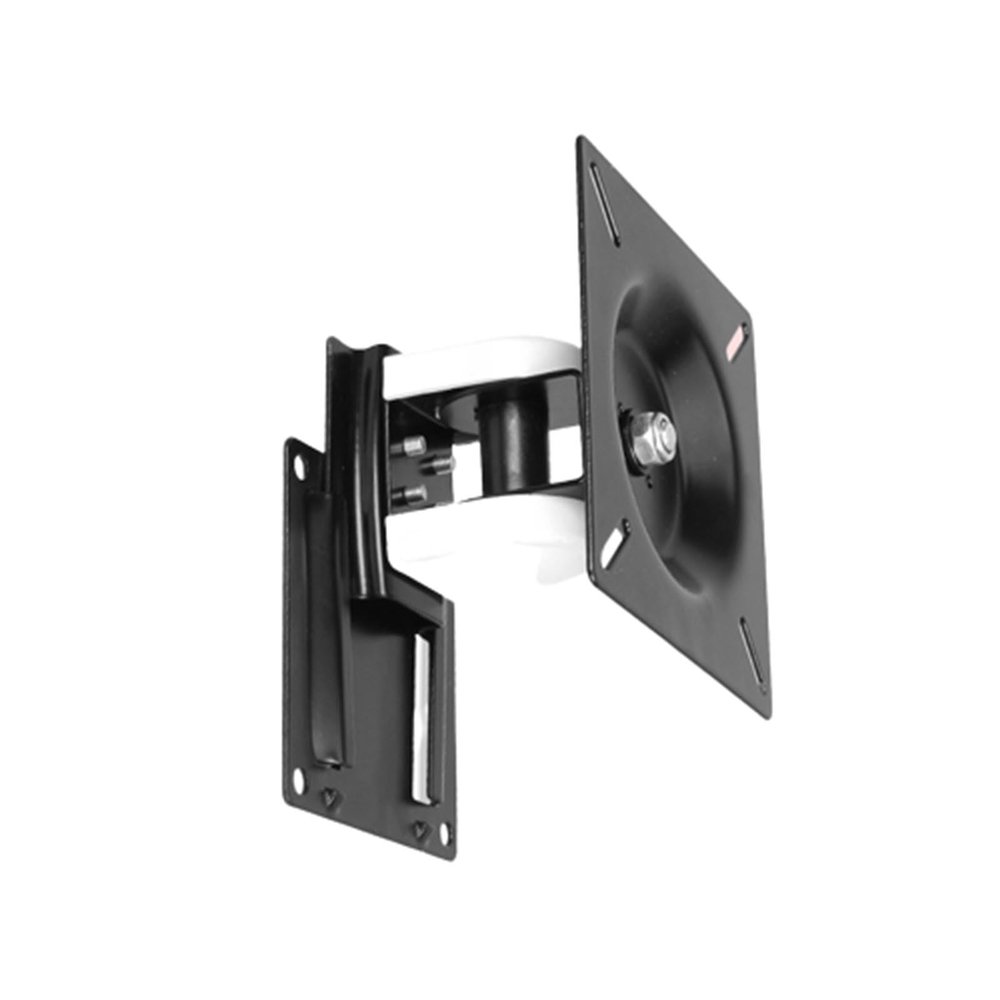 TV Wall Bracket TV Bracket Universal TV Stand Mount Swivel Stand Monitor Telescopic Free Rotation Left and Right Fits 12-26 Inches (Black)