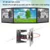 TV Wall Bracket TV Bracket Universal TV Stand Mount Swivel Stand Monitor Telescopic Free Rotation Left and Right Fits 12-26 Inches (Black) view 2