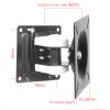 TV Wall Bracket TV Bracket Universal TV Stand Mount Swivel Stand Monitor Telescopic Free Rotation Left and Right Fits 12-26 Inches (Black) view 3