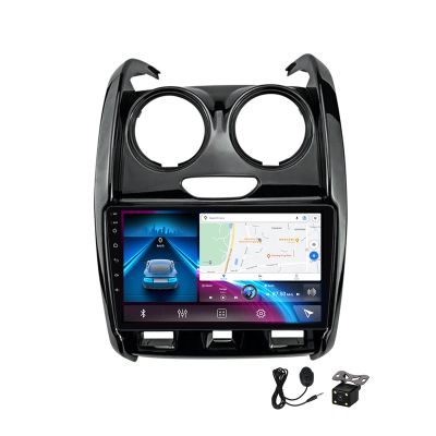 Plusfish Android 12 Car Stereo, Bluetooth Car Radio 9 Inch Touch Screen for Renault Duster 2015~2020 Car GPS Navigation Multimedia Player Support 4G/WiFi/SWC/FM/RDS/Carplay,4g WiFi 8g+128g