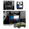 Plusfish Android 12 Car Stereo, Bluetooth Car Radio 9 Inch Touch Screen for Renault Duster 2015~2020 Car GPS Navigation Multimedia Player Support 4G/WiFi/SWC/FM/RDS/Carplay,4g WiFi 8g+128g view 2