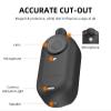 BTG Silicone Protective Cover with Neck Strap for Insta360 Go 3 Accessories (Black) view 4