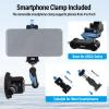 SIRUI Suction Cup Mount for Camera and Phone, Air Pump Vacuum Suction Cup with Magic Arm, Phone Holder, 360Rotating Double Head Windshield Window Mount for GoPro, for Insta360, for DJI Action, MA-SC view 4