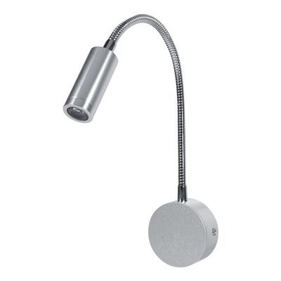 FTVOGUE AC85-265V 1W/3W Led Bed Lamp, Flexible Gooseneck, Reading Working Light with Low Power Consumption, Ideal for Bedroom, Living Room, Study (1W)
