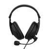Morpheus 360 Basic Multimedia Stereo Headset - Adjustable Microphone - Lightweight Comfortable Design - Soft Eco Leather Ear Cushions - Over Ear - Black - HS3000S view 3