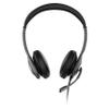 Connect USB Stereo Headset with Boom Microphone - Noise Reduction Mic- Protein Leather Ear Cushions - in-Line Volume Controls - Mute Button - Black - HS5600SU view 1