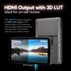Portkeys LH7H Camera Monitor 7" 1000nit Touch Screen Field Monitor Freeze Frame FHD 1080P60 3D LUT ARR1 False Color for DSLR view 3
