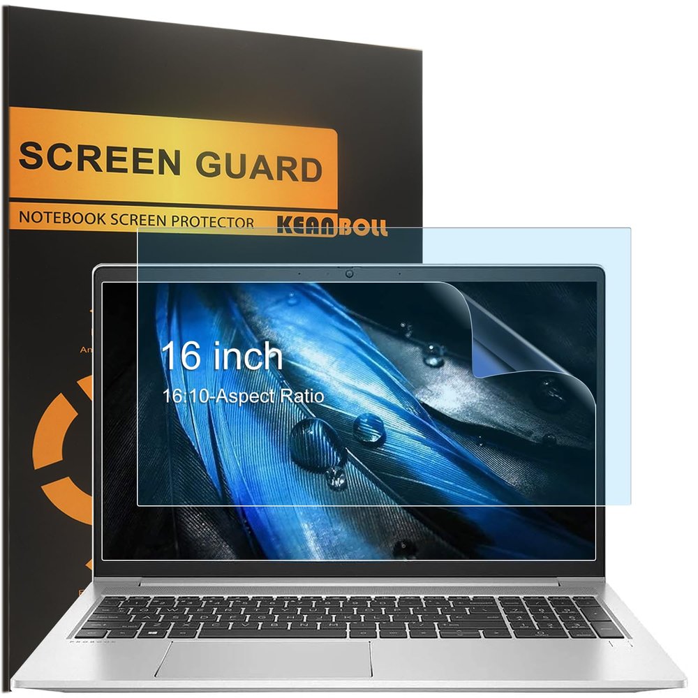 KEANBOLL Screen Protector (2-Pack) for 16-Inch 16:10 Laptops & Portable Displays | Anti Blue Light, Anti-Glare & Anti-Fingerprint Shield