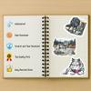 100 Pack Wolf Stickers (Large Size), Graphic Decal Sticker for Laptop, Phone, Car, Water Bottle, Stickers for Wolf Lovers view 4