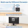 Adjustable Wall Mount for Cable Box | Router Mount | Modem Mounts, Cable Box Mount Behind TV for Streaming Media, DVD Players and More Small or Narrow Devices Shelf view 4