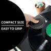 sdroceRyaM 4PCS Record Mitt LP Handler Gripper Anti-Static Vinyl Record Cleaner &Protector Soft Microfiber Practical Turntable Accessories(Black) view 2