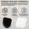 sdroceRyaM 4PCS Record Mitt LP Handler Gripper Anti-Static Vinyl Record Cleaner &Protector Soft Microfiber Practical Turntable Accessories(Black) view 3