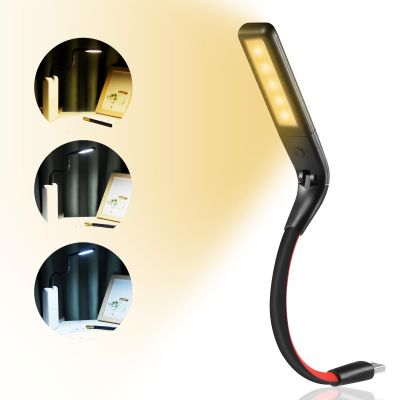USB LED Light for Laptop Lamp, Brighter Gesture Sensing USB Lights 3 Color Temp Stepless Dimming Brightness USB Reading Lamp Eye-Care Flexible Portable Lights for laptop Keyboard Reading Camping