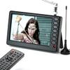 VQP 5 Inch Portable Mini TV for Car, Pocket Battery Operated With Remote, USB Port & TF Card Slot, Small Digital/Analog ATSC for Kitchen Camping view 1