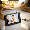 VQP 5 Inch Portable Mini TV for Car, Pocket Battery Operated With Remote, USB Port & TF Card Slot, Small Digital/Analog ATSC for Kitchen Camping view 2