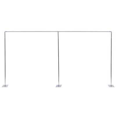10x20ft Wedding Party Backdrop Stand Pipe Kit Curtain Frame Telescopic Rack Decor