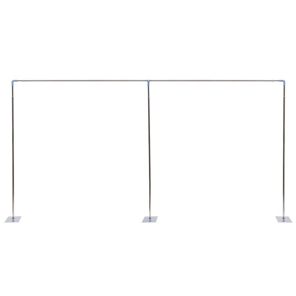 10x20ft Wedding Party Backdrop Stand Pipe Kit Curtain Frame Telescopic Rack Decor