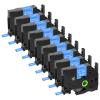 9X Cruxer Replacement for TZe-525 TZe525 Brother Label Tape 0.35" 9mm Laminated Blue Tape White Text for Brother P Touch PT-D210 PT-D220 PT-D600 PT-D200 PT-H110 PT-D400 PT-D610BT Label Maker view 1