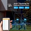 VIKYLIN 4K PTZ Outdoor Camera 8MP IP POE Auto Tracking Pan Tilt 18xOptical Zoom with Wiper,Spotlights Color Night Vision,AI Human/Vehicle Detection,2-Way Talk, SD (512GB) view 4